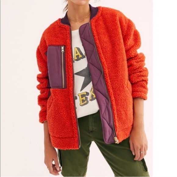Free People Rivington Sherpa Jacket - Picture 2 of 13